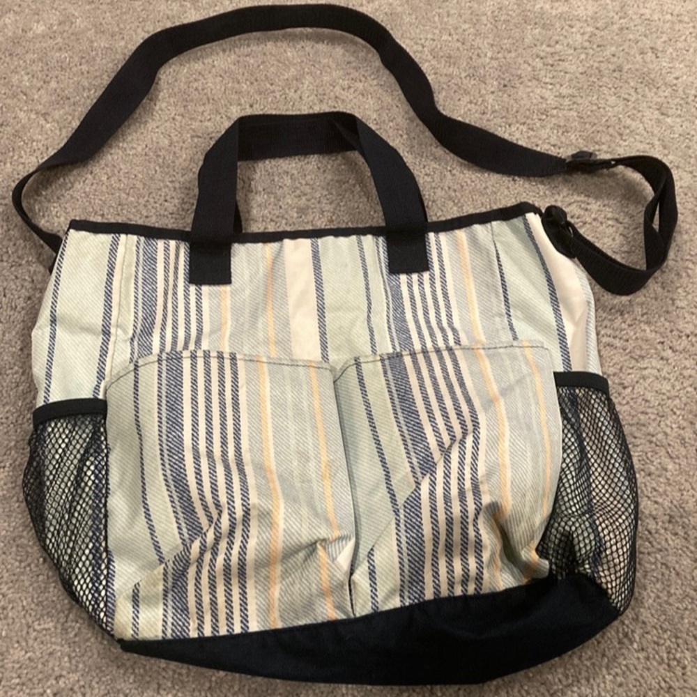 Thirty-one Brand Striped Diaper Bag